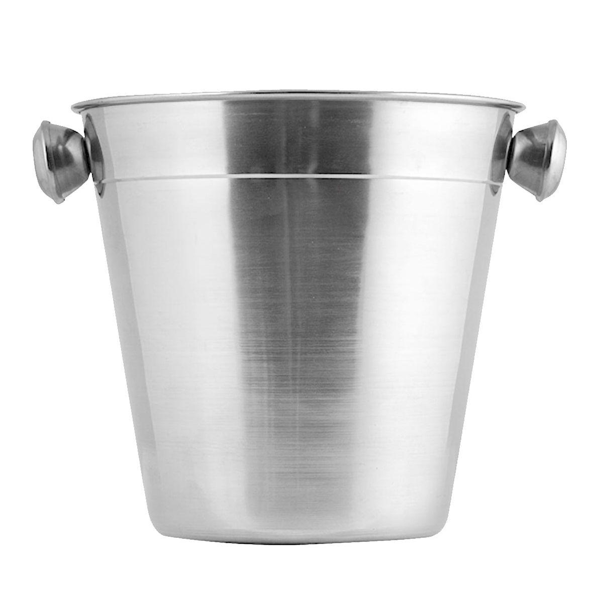 Porta Ghiaccio Secchiello Inox cm.Ã˜14xh13,5 | H&H