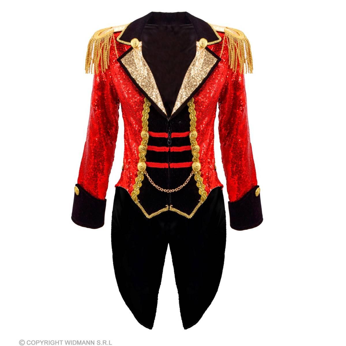 Giacca Frac Domatrice Rossa con Paillettes |Widmann