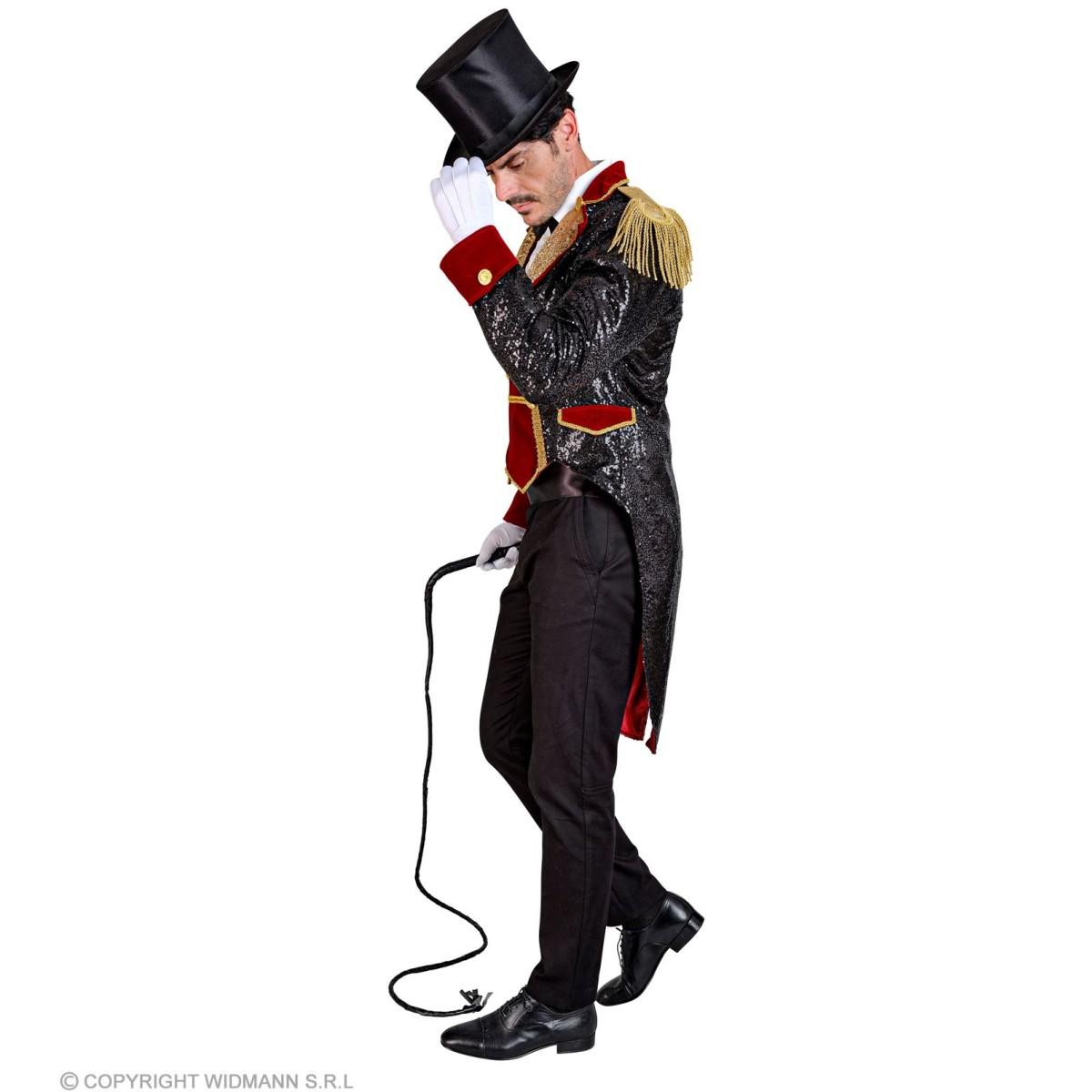 Giacca Frac Domatore Nera con Paillettes |Widmann