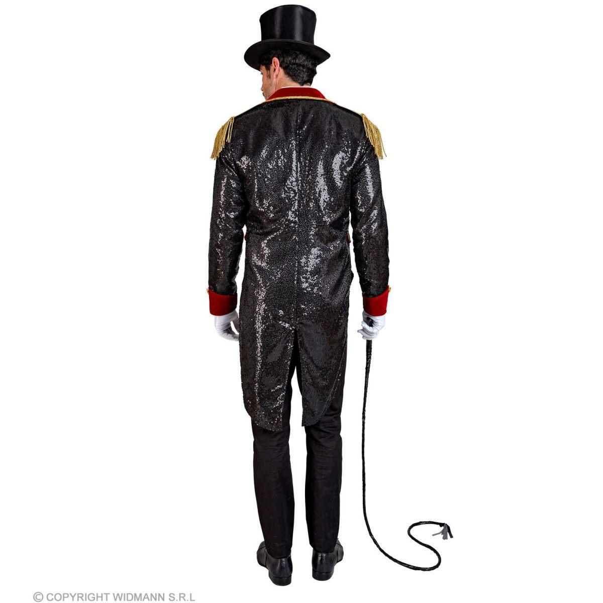 Giacca Frac Domatore Nera con Paillettes |Widmann