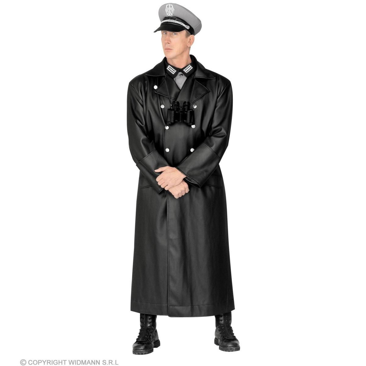 Cappotto Generale Similpelle Nero |Widmann