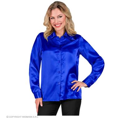 Camicia Anni '70 '80 Blu |Widmann