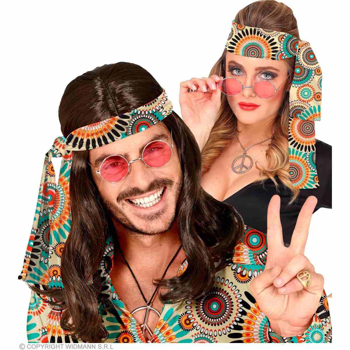 Fascia Capelli Hippie Anni '70/'80 Peace Love |Widmann