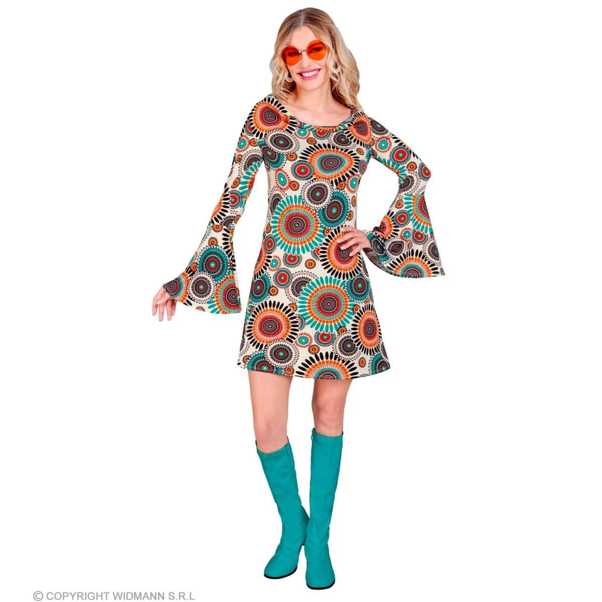 Costume Abito Anni '70/'80 Multicolor |Widmann