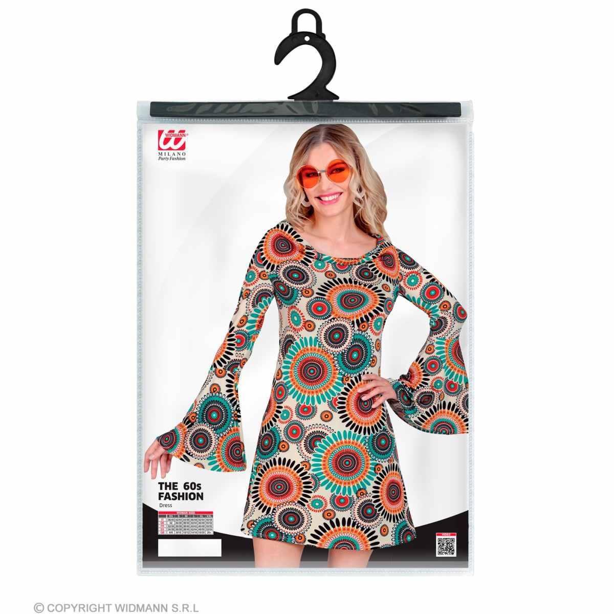 Costume Abito Anni '70/'80 Multicolor |Widmann