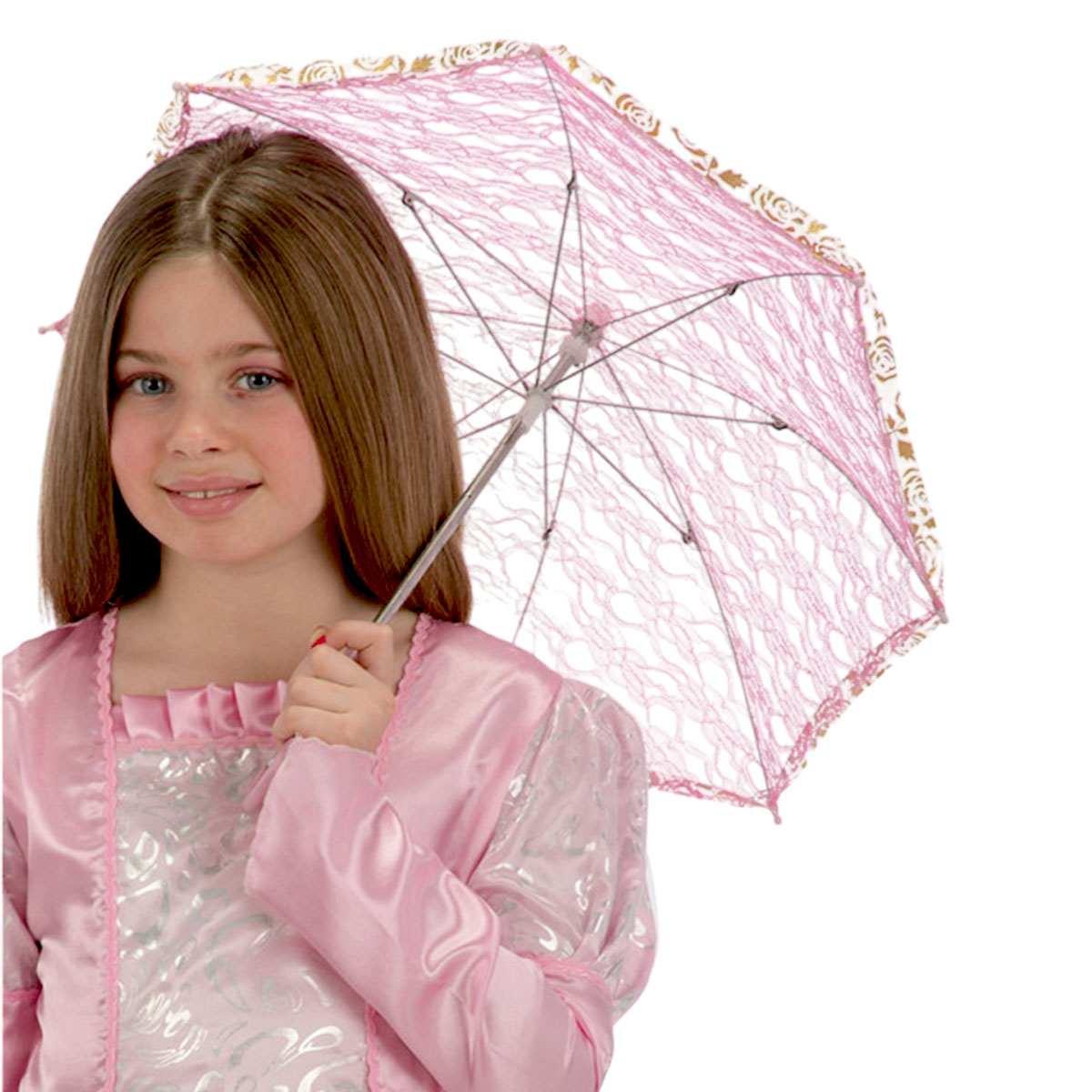 Ombrellino Pizzo Rosa cm.54 |Carnival Toys