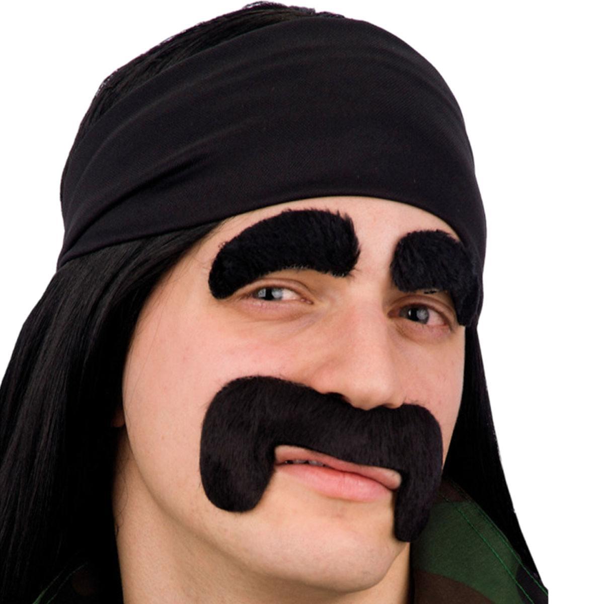 Baffi e Sopracciglia Neri |Carnival Toys