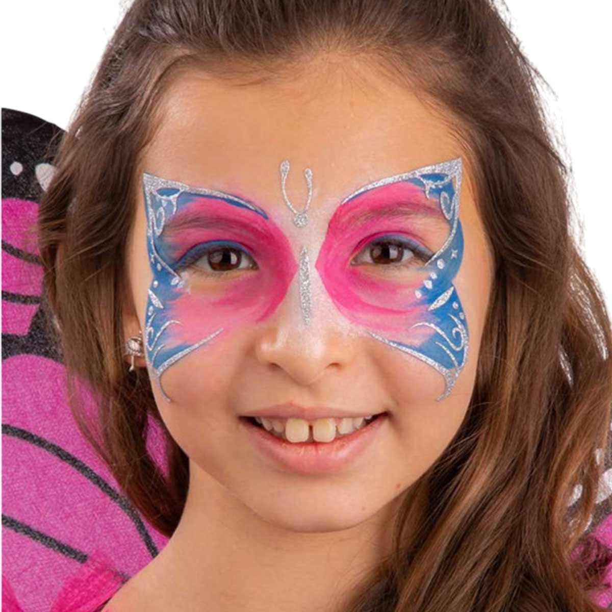Tatuaggi Viso Rimovibili Farfalla |Carnival Toys