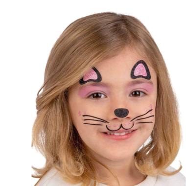 Tatuaggi Viso Rimovibili Gattino |Carnival Toys