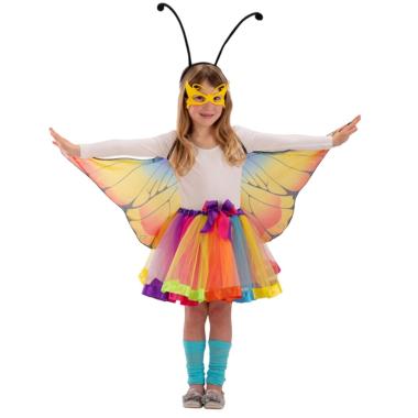 Ali Farfalla con Gonna e Maschera Set pz.3 |Carnival Toys