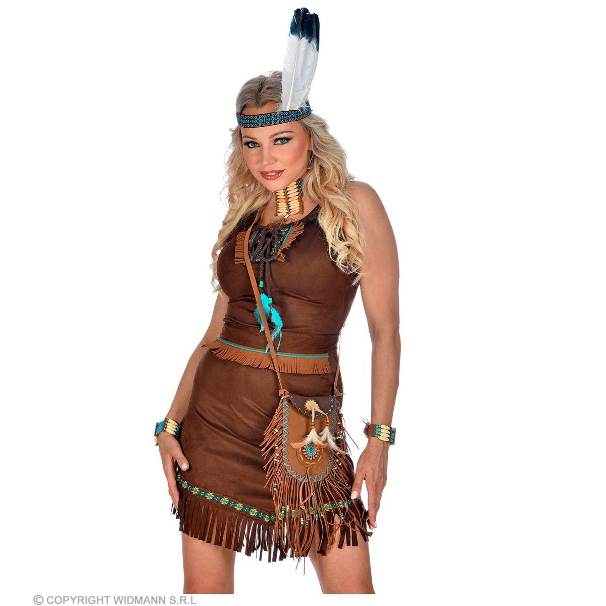 Borsa Indiana con Piume e Perline |Widmann