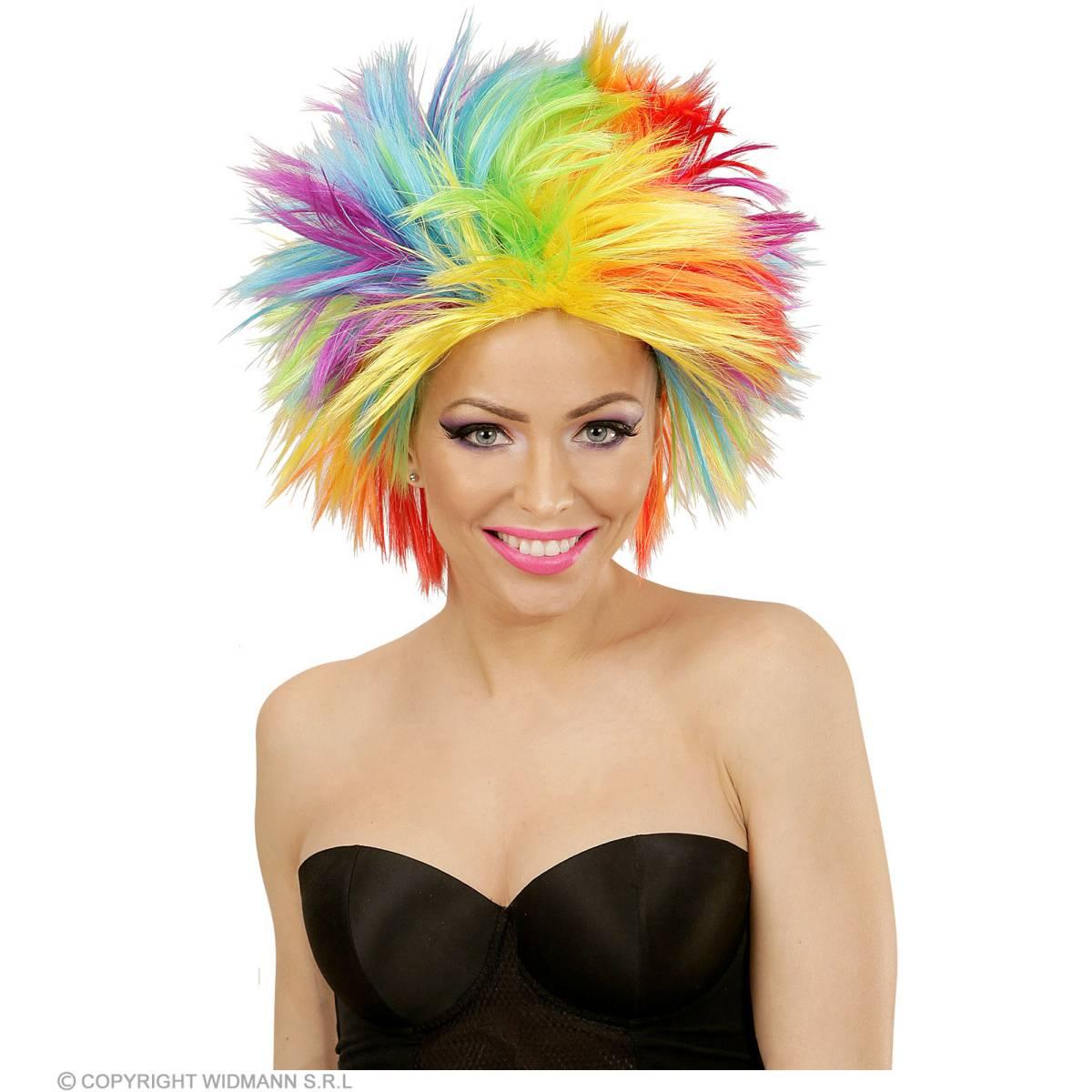 Parrucca Punk Multicolor |Widmann