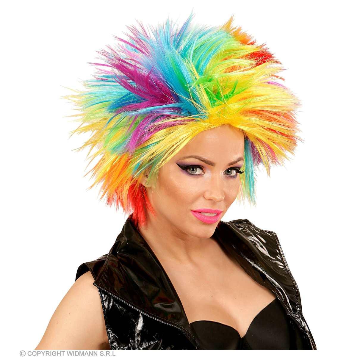 Parrucca Punk Multicolor |Widmann