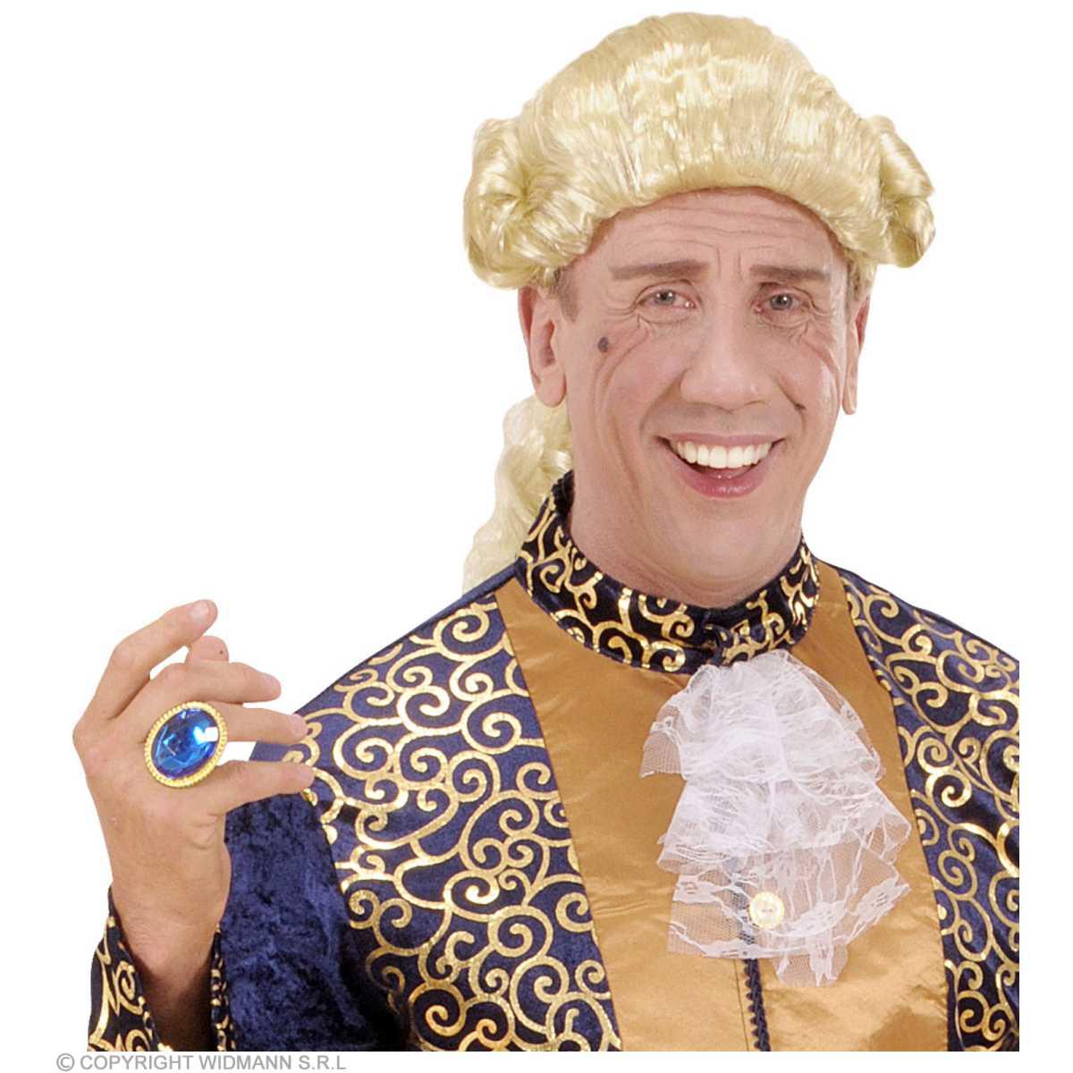 Anello Metallo con Pietra 2 Colori |Widmann