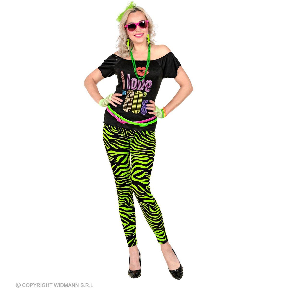 Leggins Animalier Verde |Widmann
