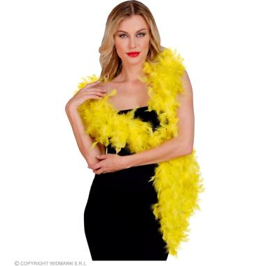 Boa di Piume Extra Lusso cm.180 gr.80 Giallo |Widmann