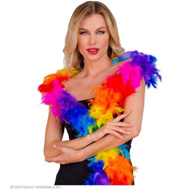 Boa di Piume Extra Lusso cm.180 gr.50 Arcobaleno |Widmann