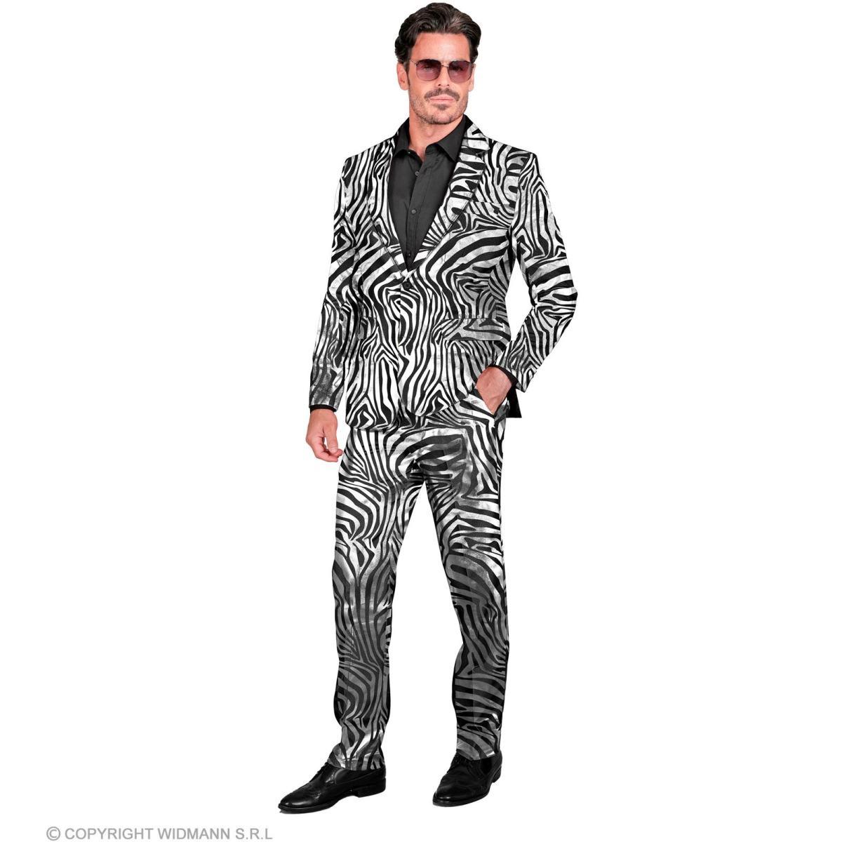 Costume Completo Party Disco Zebrato |Widmann