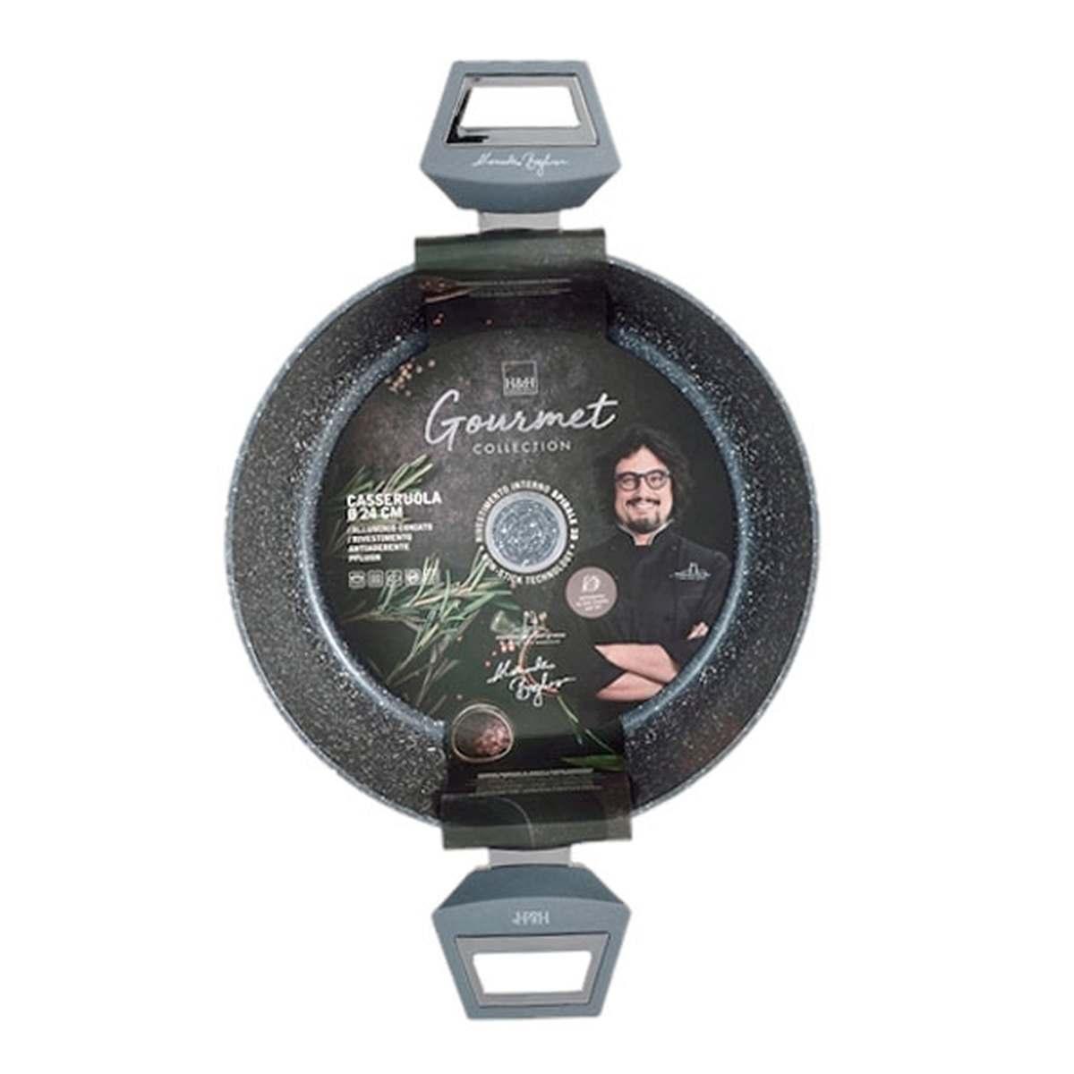 Casseruola cm.Ã˜24 H&H A.Borghese Gourmet | H&H