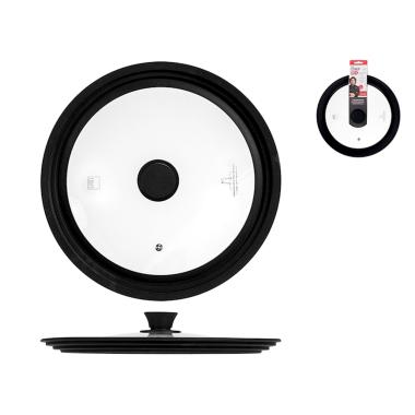 Coperchio Vetro e Silicone A. Borghese cm.Ã˜28 30 32 | H&H