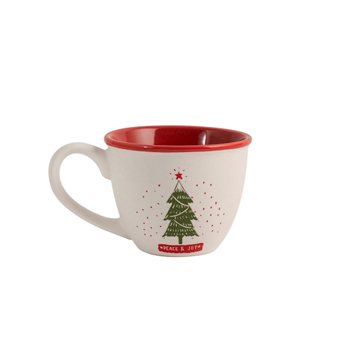 Tazzina CaffÃ¨ Natale Colazione Joyful con Albero ml.90 | H&H