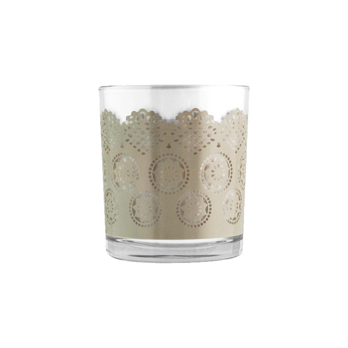 Bicchieri Vetro Set pz.3 Acqua Merletto Assortiti ml.225 | H&H