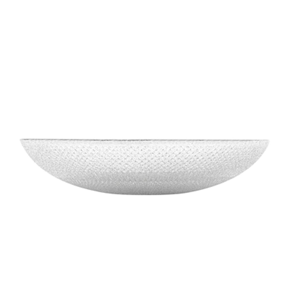 Piatto Tavola Vetro Fondo Bianco Opaco cm.Ã˜20,5 | H&H