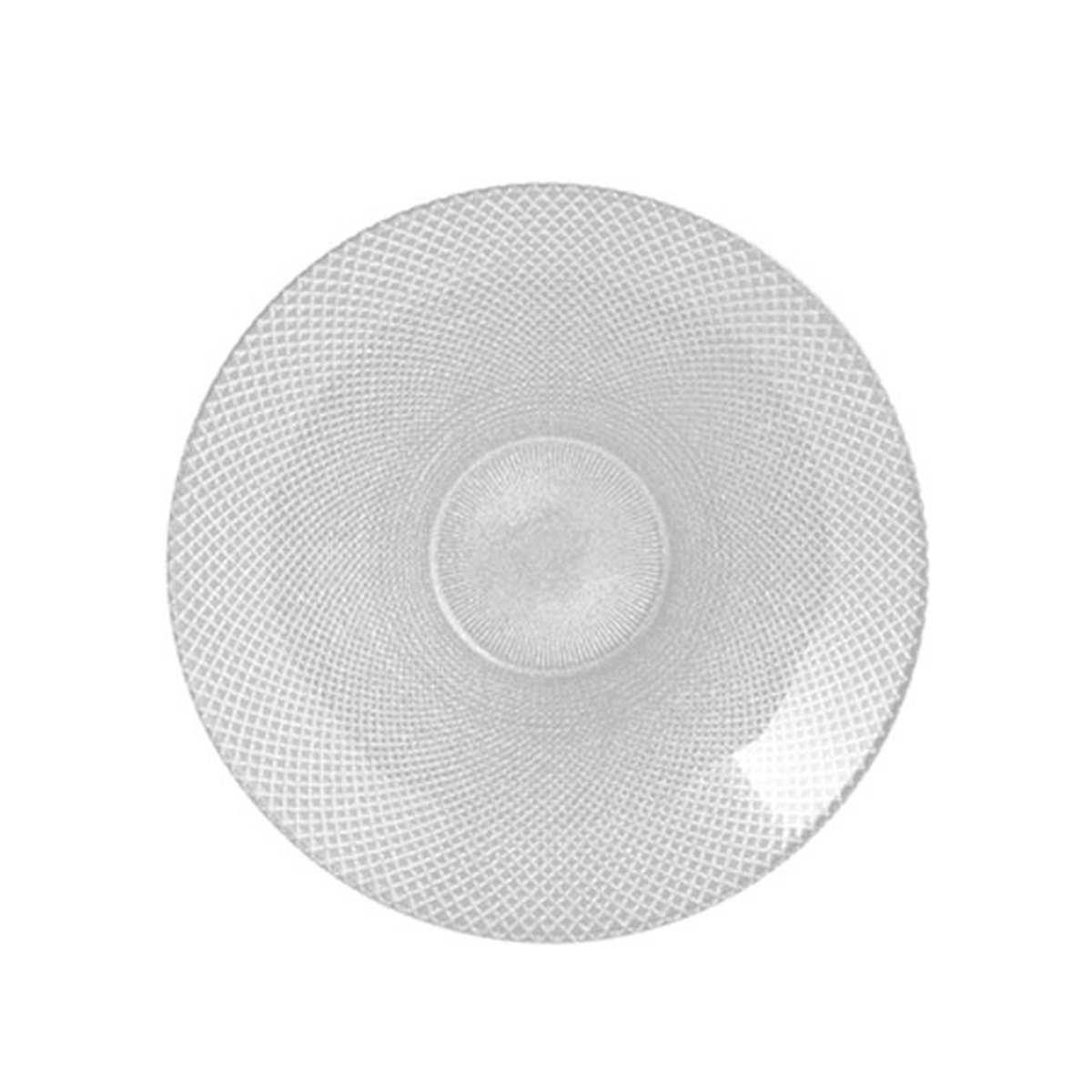 Insalatiera cm.Ø24 Vetro H&H Glam Bianca Opaca | H&H