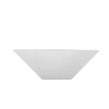 Insalatiera cm.Ø24 Vetro H&H Glam Bianca Opaca | H&H