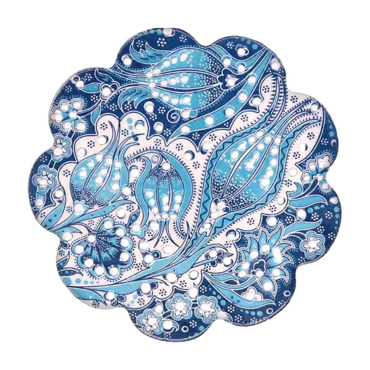 Sottopentola Mattonella Multicolor Floreale cm.18x18xh2 | Vacchetti