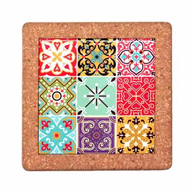 Sottopentola Mattonella Mosaico Quadro cm.19X19xh1 | Vacchetti
