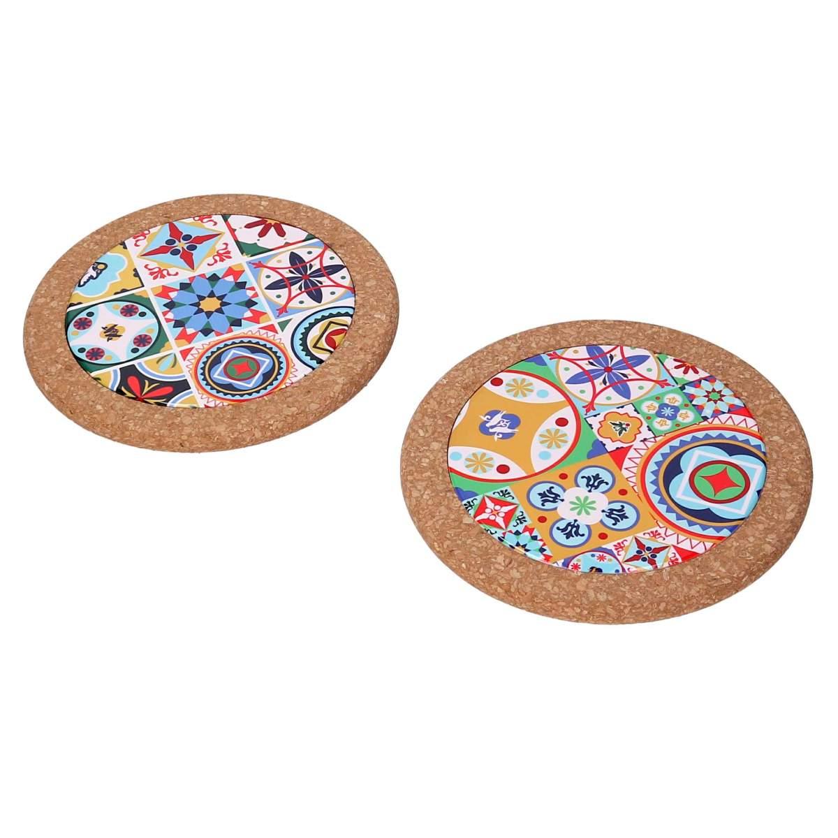 Sottopentola Mattonella Mosaico Tonda cm.Ã˜19xh1 | Vacchetti