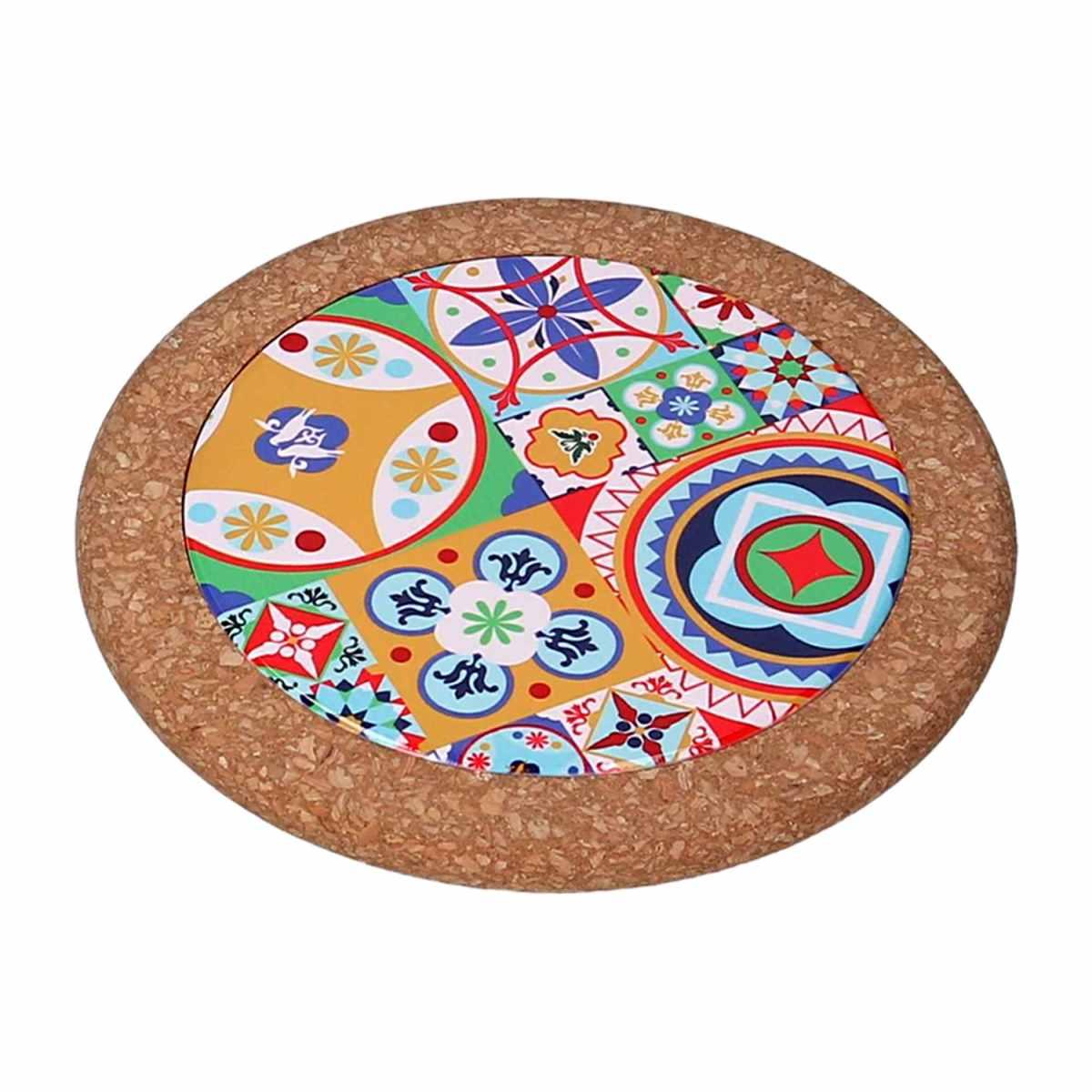 Sottopentola Mattonella Mosaico Tonda cm.Ã˜19xh1 | Vacchetti