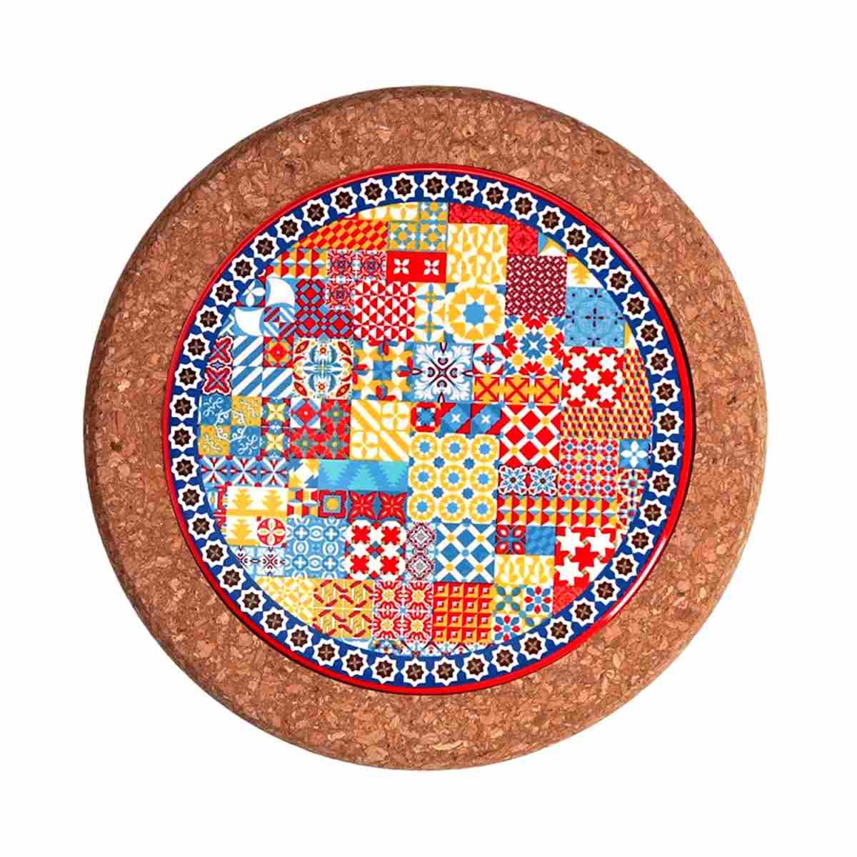 Sottopentola Mattonella Mosaico Tonda cm.Ã˜19xh1 | Vacchetti