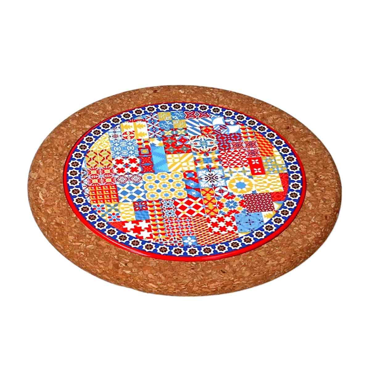 Sottopentola Mattonella Mosaico Tonda cm.Ã˜19xh1 | Vacchetti