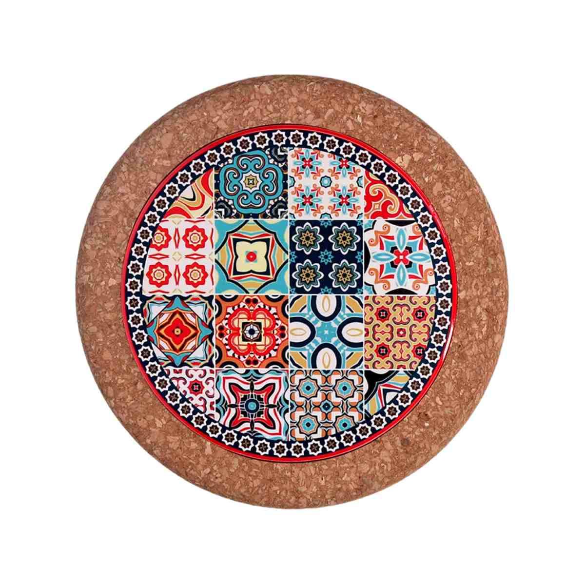 Sottopentola Mattonella Mosaico Tonda cm.Ã˜19xh1 | Vacchetti