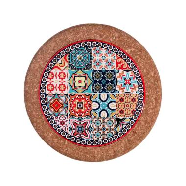 Sottopentola Mattonella Mosaico Tonda cm.Ã˜19xh1 | Vacchetti