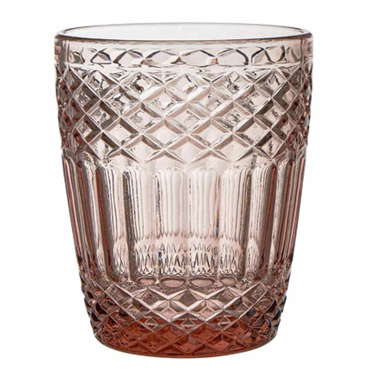Bicchiere Vetro Singolo Acqua Agadir Rosa ml.300 | Montemaggi
