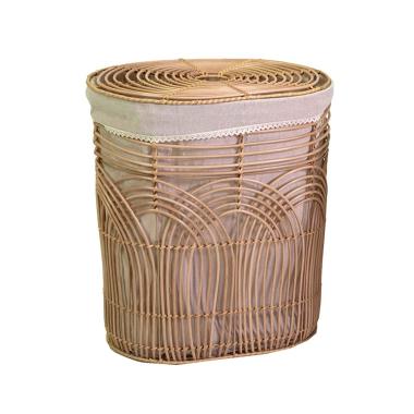 Cesto PVC Archi con Fodera Naturale Ovale cm.43x30xh48 | Vacchetti