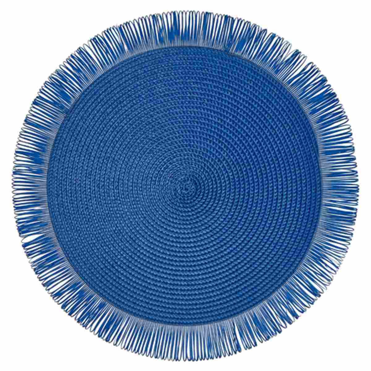 Sottopiatto Tavola Paglia Blu Tondo cm.Ã˜38 | Montemaggi