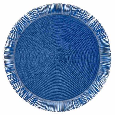 Sottopiatto Tavola Paglia Blu Tondo cm.Ã˜38 | Montemaggi