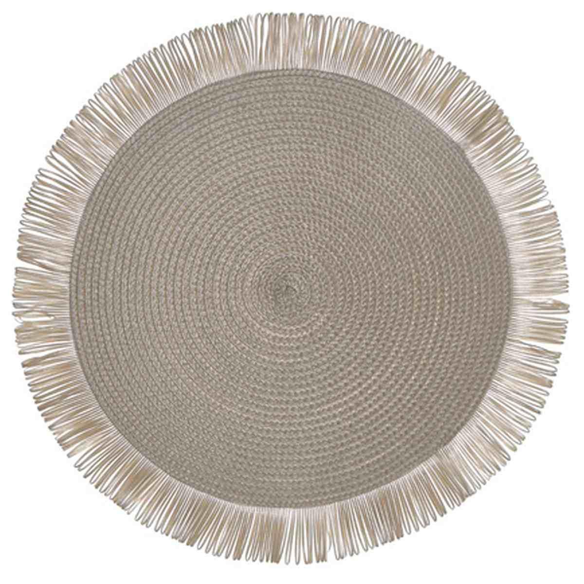 Sottopiatto Tavola Paglia Tortora Tondo cm.Ã˜38 | Montemaggi