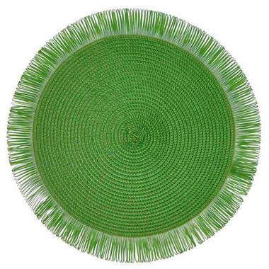Sottopiatto Tavola Paglia Verde Tondo cm.Ã˜38 | Montemaggi