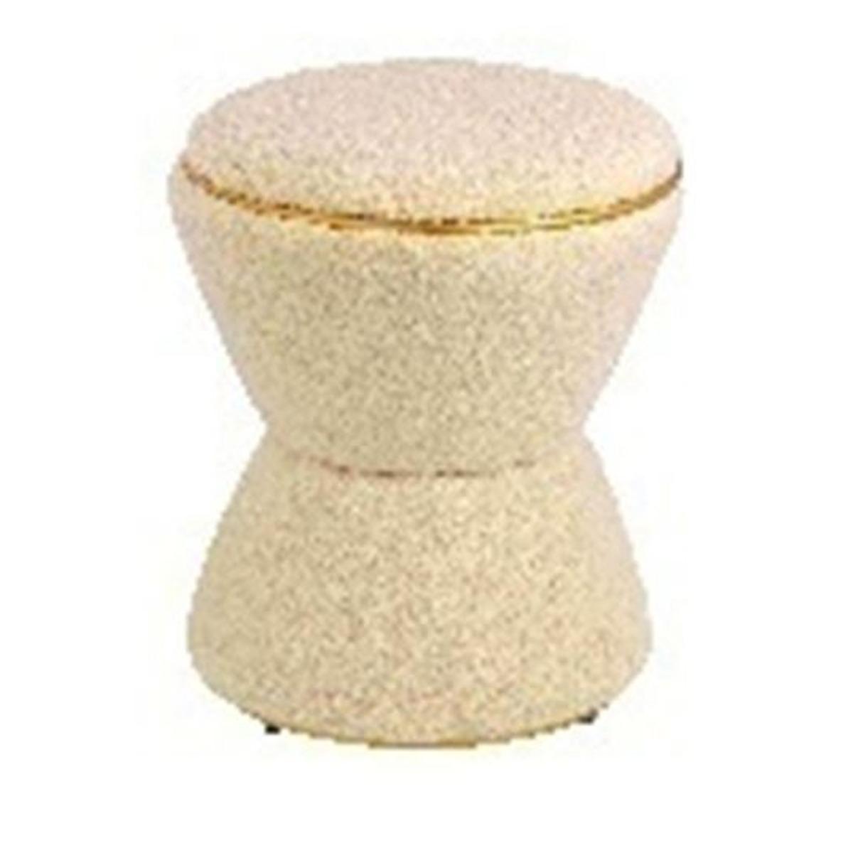 Pouf Clessidra Beige cm.38x38x43 | Montemaggi