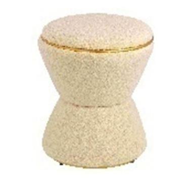 Pouf Clessidra Beige cm.38x38x43 | Montemaggi