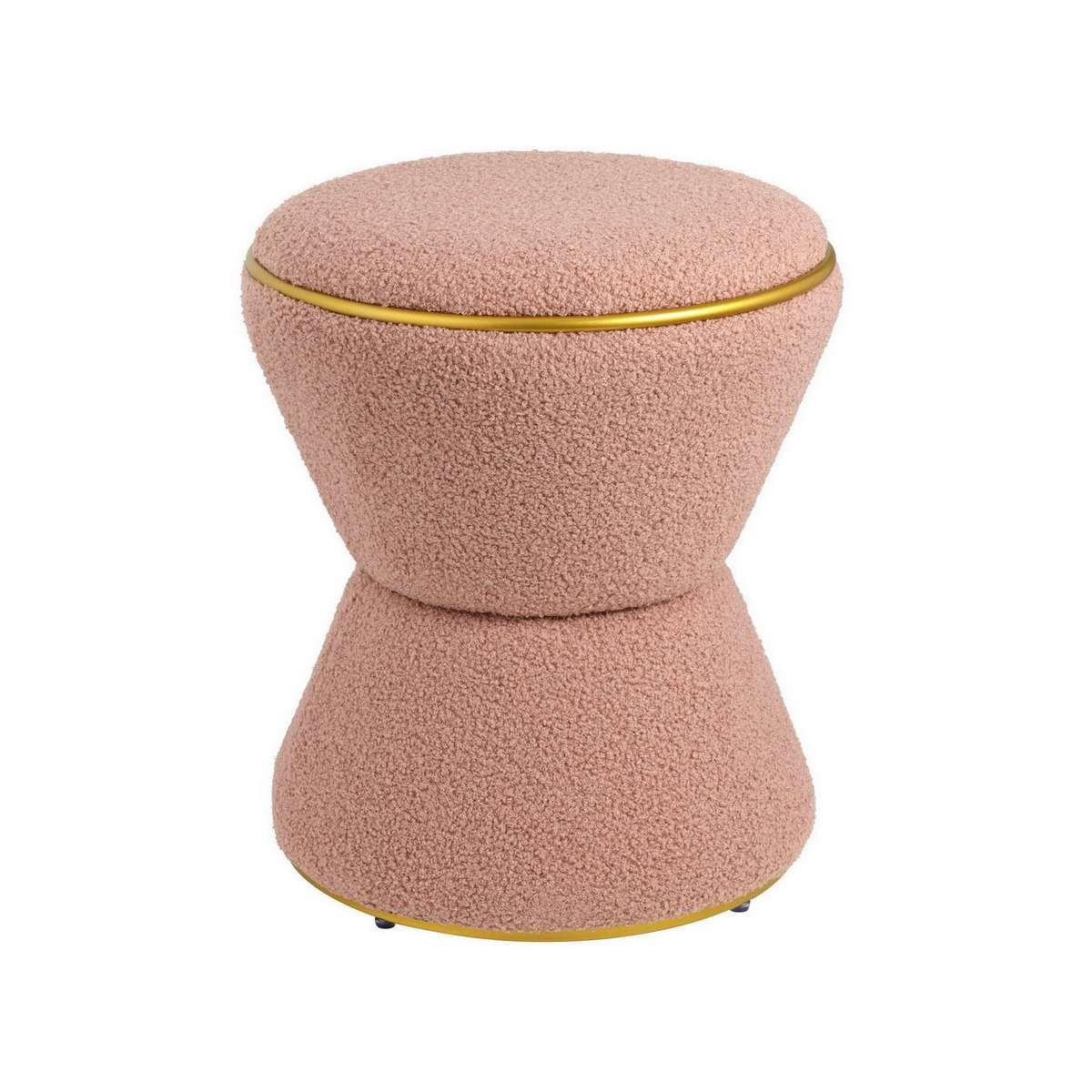 Pouf Clessidra Rosa cm.38x38x43 | Montemaggi