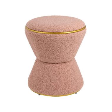 Pouf Clessidra Rosa cm.38x38x43 | Montemaggi