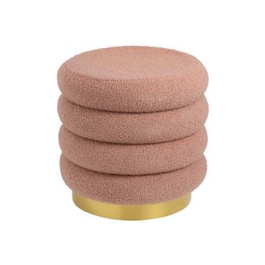 Pouf Macaron Rosa Cipria cm.40x40x40 | Montemaggi