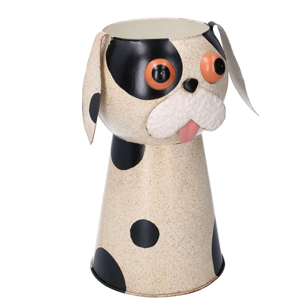 Portavaso Latta Cane Maculato cm.Ã˜22h30 | Vacchetti