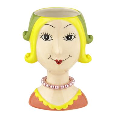 Vaso Ceramica Girl Sister con Collana 12x9x16 |Montemaggi